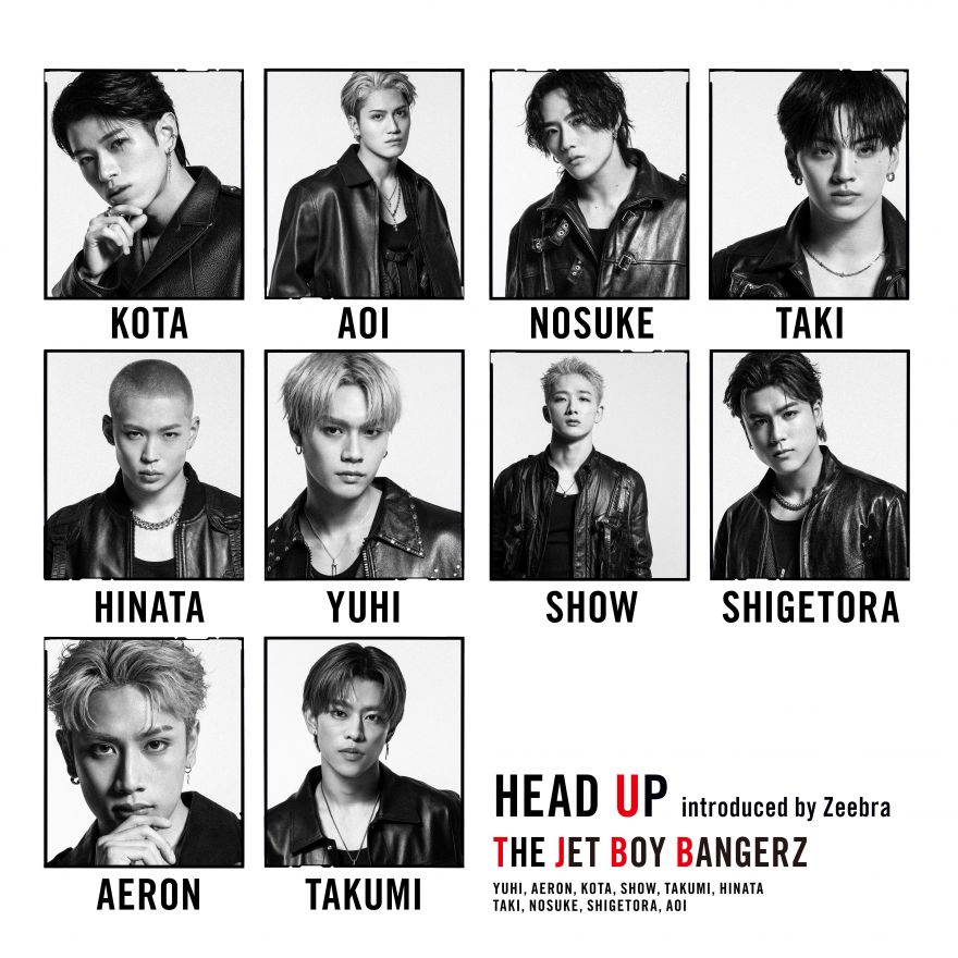 TJBB HEAD UP introducedbyZeebra パネル 桑原巧光 New Single「HEAD UP introduced by Zeebra」のジャケットが公開